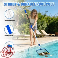 TONYINGO 5-20 FT Telescopic Pool Pole, Aluminum Alloy Extension Pole with Fli…