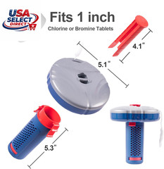 Pool Cleaning Kit with Brush, Skimmer Net, Pole, Floater & Test Strips