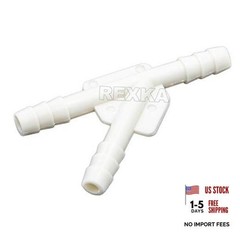Rexka 15pcs 3 Way Vacuum Y Hose Connector 3/16&Prime; X 3/16&Prime; X 3/16&Prime; for GM Ford