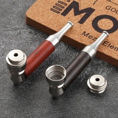 Sivaopa 2-Pack Tobacco Pipe Set – Dual Color Mini Smoking Pipes Black & Red