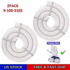 2xReplacement for Polaris 360 Pool Cleaner 6-Ft Cuff-less Feed Hose 9-100-3102