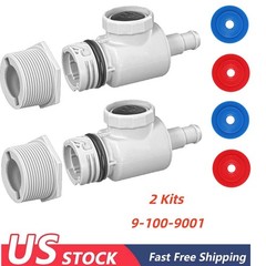 9-100-9001 GENUINE OEM PART Polaris UWF Wall Fitting Connector Assembly Quattro