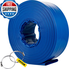 Vevor Discharge Hose 4 X 105 Pvc Lay Flat Hose Heavy Duty Backwash Drain Hose