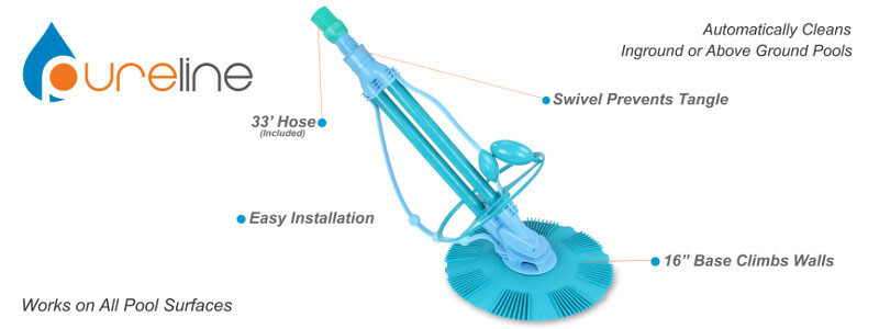 Automatic Pool Cleaner For All Type of Pools…For  A Summer of Fun !!