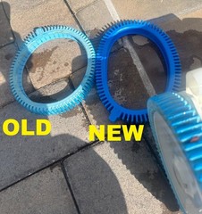 Front Rear Tires for Pool Cleaner Poolvergnuegen Repl# 896584000143 896584000082