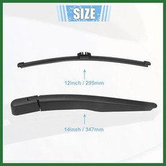 Rear Windshield Wiper Blade Arm Set Back Wiper Assembly Replacement Fit for
