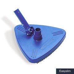 Manual Pool Vacuum Head Triangle Weighted Bristles Swivel Hose Universal