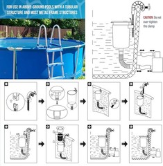 Pool Skimmer – above Ground Pool Skimmer, Floating Surface Skimmer, Accessories