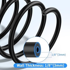 Vacuum Hose Automotive, 1/8&Prime; 5/32&Prime; 3/16&Prime; 1/4&Prime; 5/16&Prime; 3/8&Prime;ID High Blue