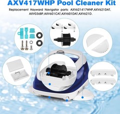 AXV417WHP Pool Cleaner Kit Replacement Hayward Pool Vacuum Parts AXV621DAT Pool
