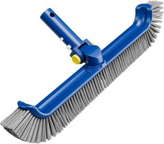 Heavy-Duty 17.5&Prime; Pool Brush with Rotatable Handle for Inground & Vinyl Pools