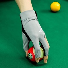 Pool Glove Left Hand, Billiards Glove, Billiard Pool Gloves for Left Hand 3 Fing
