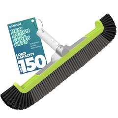 HeavyDuty Pool Brush Head for Walls & Floors Tile Fiberglass Vinyl 18 Inch Gree