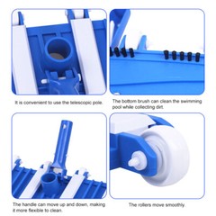 Swimming Pool Vacuum Head With Brushe Strong Suction Pool Vacuum PRO Suction Cup