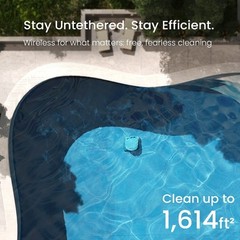 Hydro 3S Cordless Robotic Pool Vacuum for Inground Pools, 4 Cleaning Modes