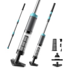 Handheld Hot Tub Vacuum, Cordless Small Pool Vacuum for Above Light Gray
