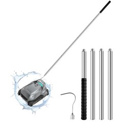 Retrieval Hook with 70&Prime; Adjustable Pole & Detachable Steel Hook for Pool