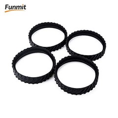 4 Pack Pool Cleaner Wheel Tires – Heavy-Duty Rubber for Zodiac MX8/MX6 Elite – U