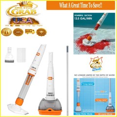 Rechargeable Hot Tub Pool Vacuum Cleaner 70 Min Runtime Magnetic Drive