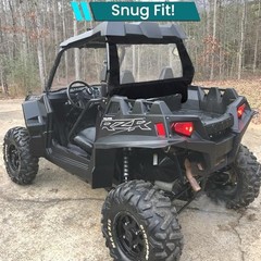 Polaris RZR XP 900 Rear Window,Rear Windshield, Canvas Soft Full Back Window