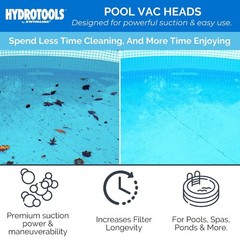 Manual Pool Vacuum Head Attachment For Inground & Above Ground Pools Swimline