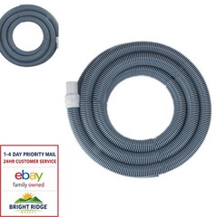Pool Vacuum Hose 25ft x 1.5 Inch EVA In-Ground Swivel Cuff Floating Heat