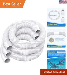 Durable 48&Prime; Pool Vacuum Hose Set – Perfect for Automatic Cleaners, 3 Count