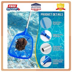 Tavaleu Deep Pool Skimmer Net with Reinforced Frame for Leaf and Debris Removal