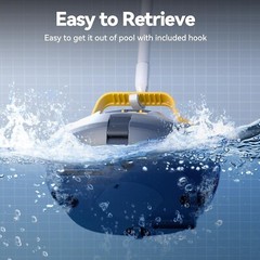 Coasteering Cordless Robotic Pool Cleaner 120Mins Runtime, Automatic Pool Vacuum