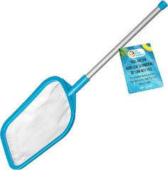 Pool Skimmer Net with Pole 17 inch Ultra Fine Mesh Leaf Scoop for Pools & Hot…