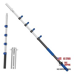 Pool Pole Telescopic 16FT Heavy Duty Upgraded Aluminum, 16 Ft 16 FT Upgrade
