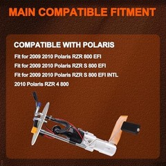 47-1019 Fuel Pump Assembly Compatible with Polaris RZR 800 2008-2010, RZR S