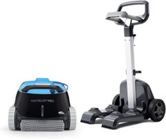 Dolphin Nautilus CC Pro Robotic Pool Vacuum Cleaner with Wi-Fi Control and Caddy