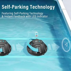 KEEPEEZ SP-M101 Robotic Pool Cleaner 100 Minutes Runtime up to 860 sq.ft.