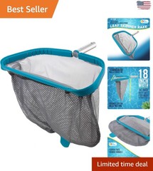 Heavy Duty 18&Prime; Pool Skimmer Net – Fast and Efficient Swimming Pool Cleaning