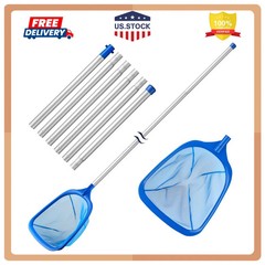 Tavaleu Deep Pool Skimmer Net with Reinforced Frame for Leaf and Debris Removal