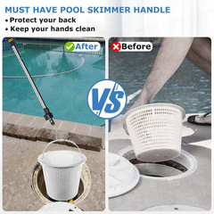 Pool Retrieval Hook for Robotic Pool Cleaner, 37&Prime; to 79&Prime; Hook for Robotic Pool C