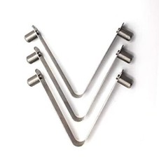 Stainless Steel Pool Butterfly V-Clip 3 Pack – Swimming Pool Brush/Rake/Net