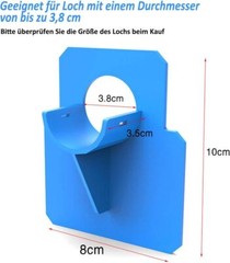 Swimming Pool Pipe Holder, 2pcs Pool Hose Bracket for Above Ground Pool, Blue