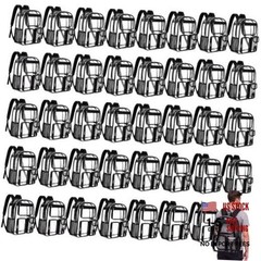 Pcs Heavy Duty Clear Backpack Bulk, PVC Transparent Bookbag 17 Inch 36 Black