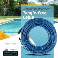 Durable 78 FT Blue Cable with Swivel for Tangle-Free Operation