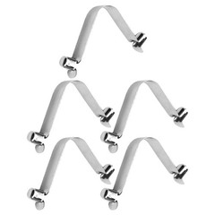 5pcs Stainless Steel Pool Pole Clips – 8mm V-Shape Butterfly Pool Clip – Double