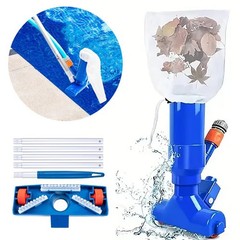 Swimming Pool Jet Cleaner 5Section Pole Ground Spa Pond Fountain Handheld Vacuum