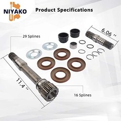 Front Right Intermediate Shaft Inner Shaft Kit Replacement# 68257420AF