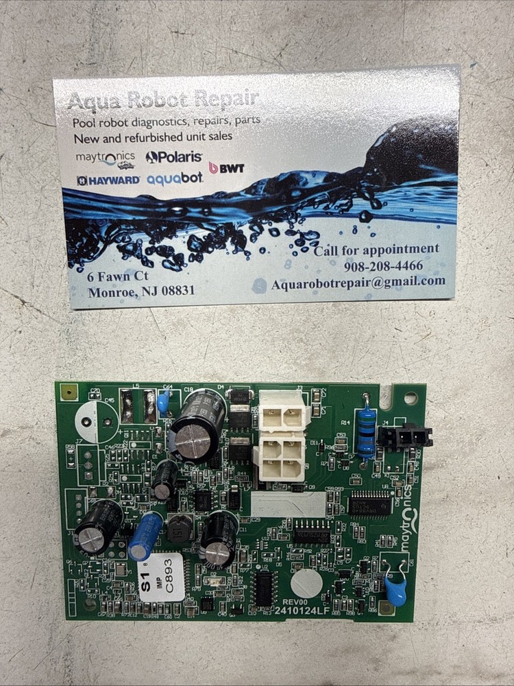 Maytronics Dolphin Circuit Board Pool 2410124 2410124LF Rev 00 NO LED NEW