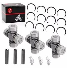 3PCS Front & Rear Prop Shaft U-Joint For Polaris General 1000 Ranger 1000
