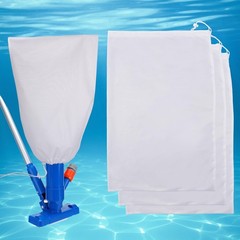 HighDensity Fine Mesh Vacuum Pool Cleaner Bags 16&Prime; x 24&Prime; 4 Pack