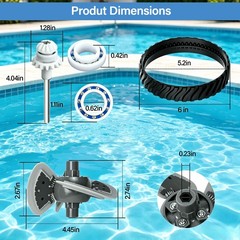 Pool Cleaner Tune Up Kit Replacement Parts For Zodiac Baracuda R052490 MX6/MX8