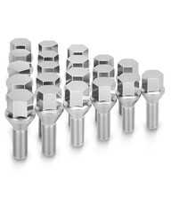 12×1.25 OEM Lug Bolts Fit for 17mm Hex M12x1.25 for Renegade(Chrome Lug Bolts)
