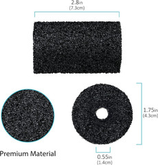 For Polaris Pool Cleaner Parts, 12 Pack Sweep Hose Tail Scrubbers Replacement fo